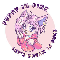 Furry In Pink